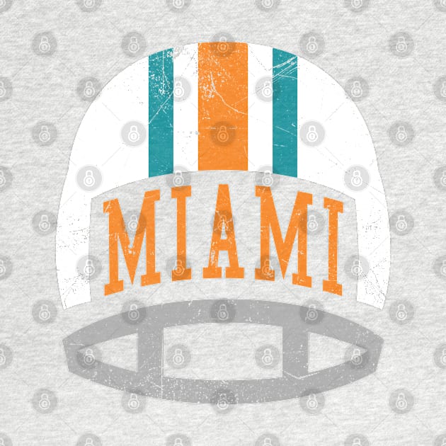 Miami Retro Helmet - Aqua by KFig21